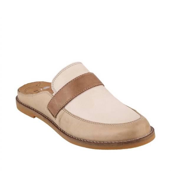 NEW TAOS women's royal slip on loafer - medium width in stone/off white multi - Picture 1 of 1